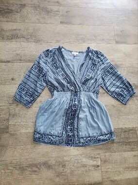 Blue Fashion Bug Blouse